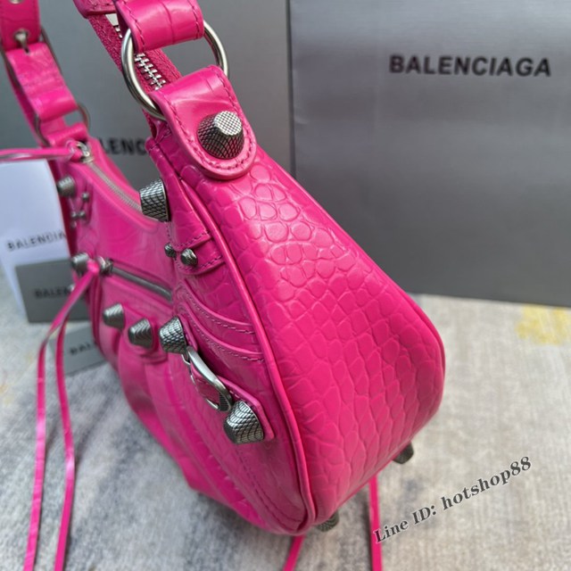 Balenciaga專櫃爆款Le Cagole半月牙腋下包 巴黎世家大號餃子包單肩包 fyj1332